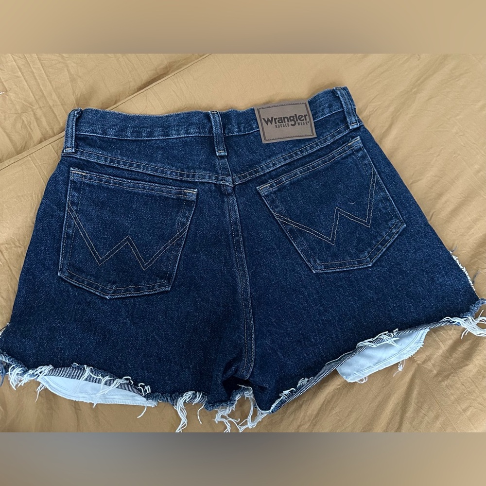 Wrangler Western Boho Blue Jean Shorts Classic Denim 2” Daisy Dukes Style